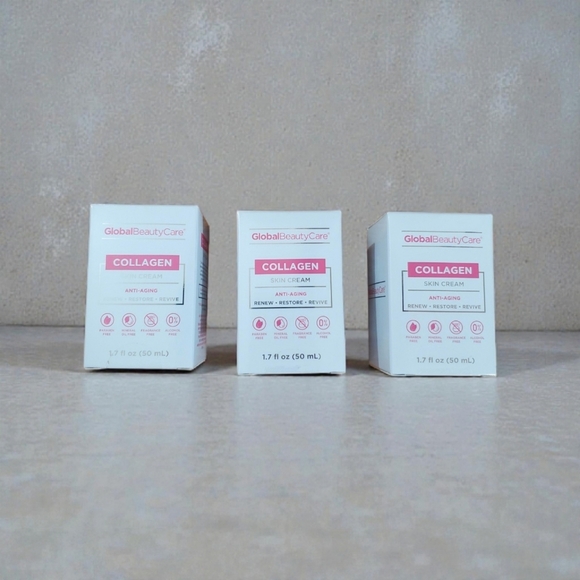 Global Beauty Care Collagen Skin Cream Anti-Aging For All Skin Types 1.7 oz - Picture 1 of 8